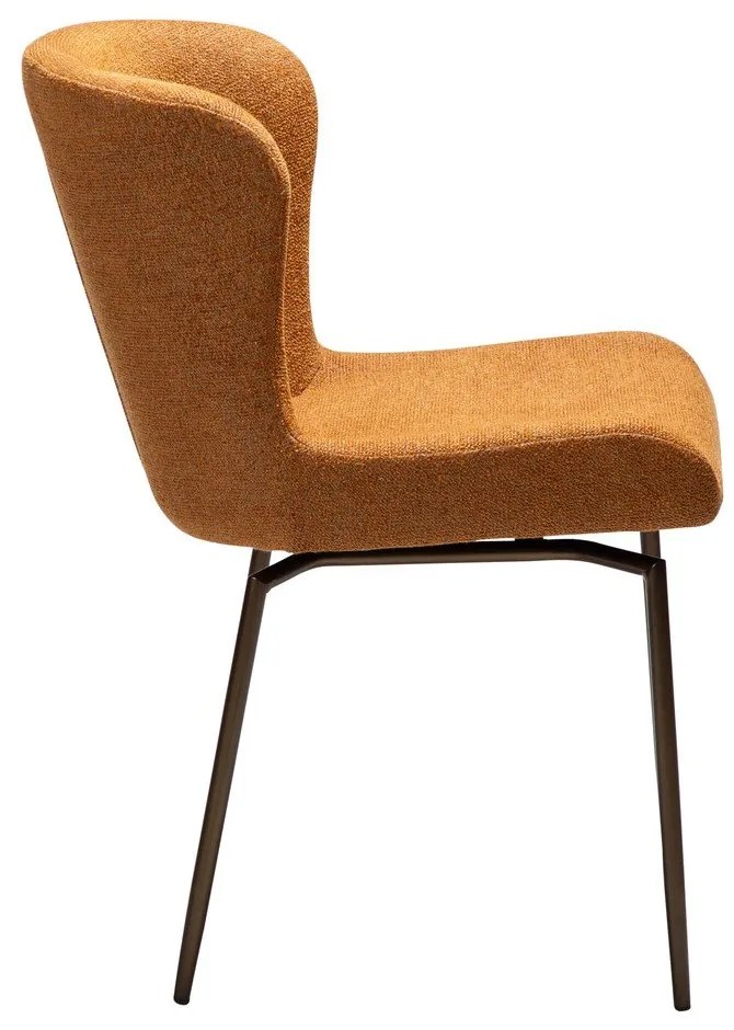 Scaun de dining maro tapițat Glam – DAN-FORM Denmark