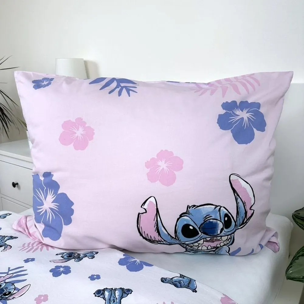 Lenjerie de pat Lilo și Stitch Pink