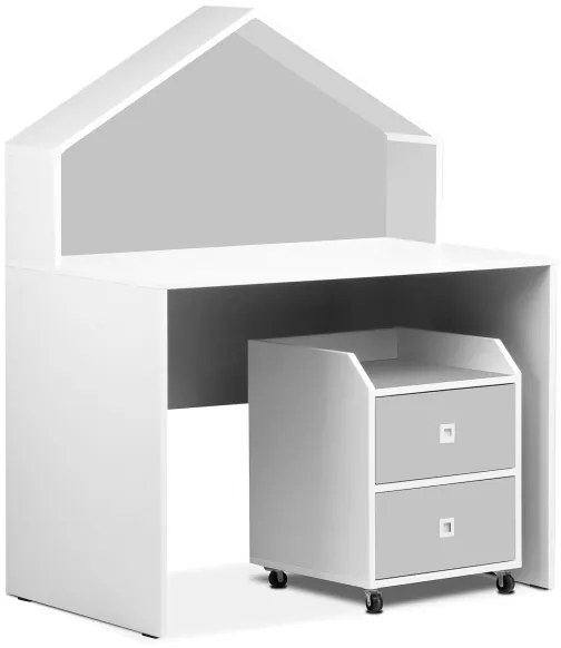 Dulăpior de depozitare pentru copii MIRUM 54,2x42,4 cm alb/gri