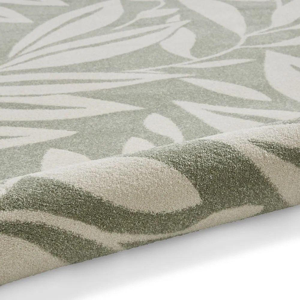 Covor verde deschis 160x230 cm Sorral Leaves – Catherine Lansfield