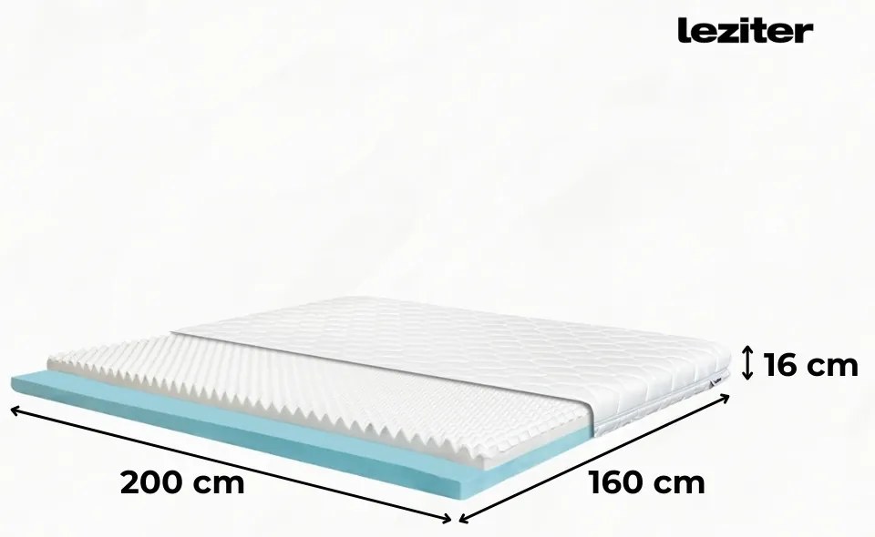 Saltea din spumă DreamX 160x200x16