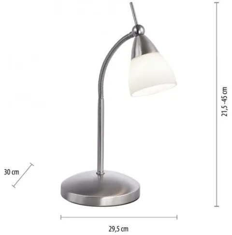 Lampă LED de masă dimabilă PINO 1xG9/3W/230V crom mat Paul Neuhaus 4001-55