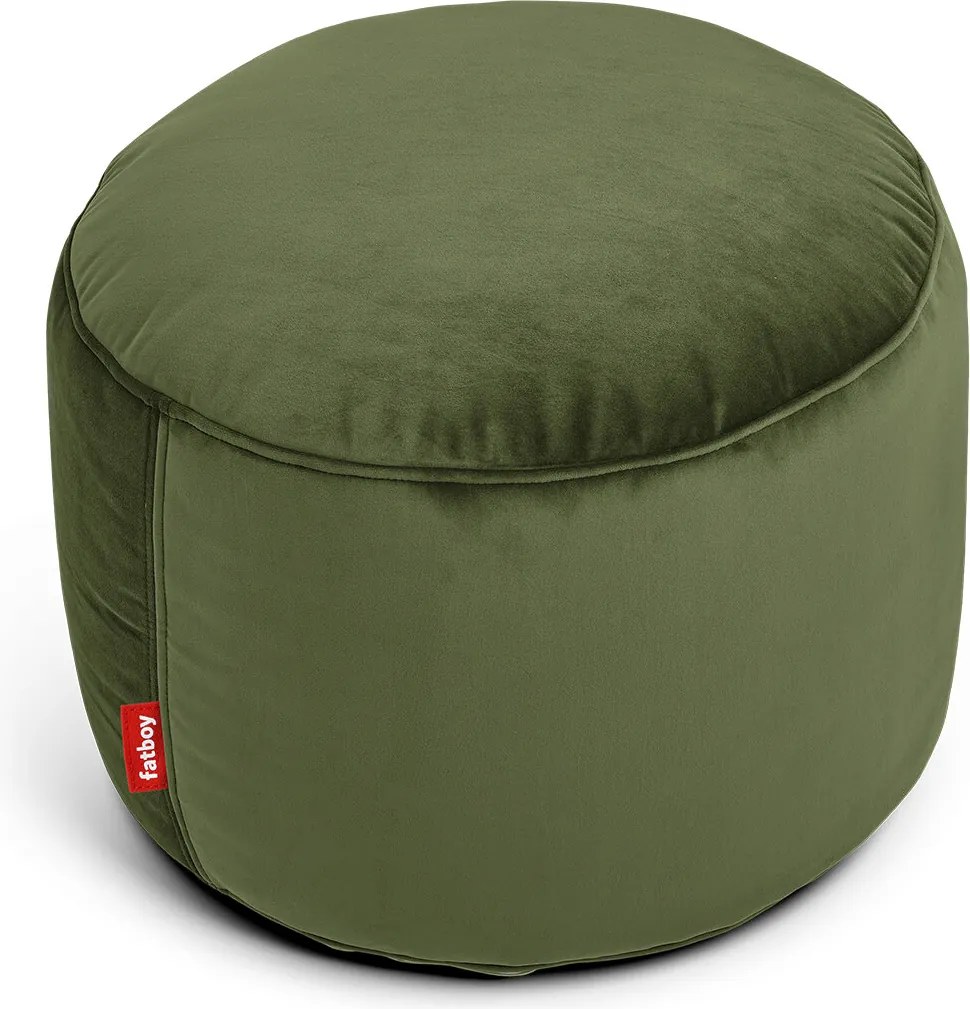 Puf Point Velvet, culori multiple - Fatboy Culoare: verde inchis