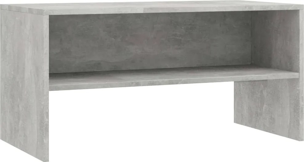 vidaXL Comodă TV, gri beton, 80x40x40 cm, PAL