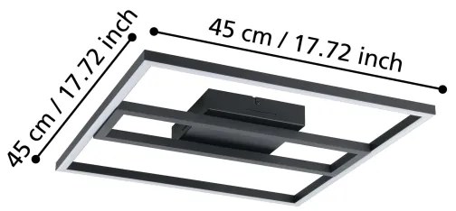 Plafonieră LED RGBW dimabilă Eglo 900729 CALAGRANO-Z LED/21W/230V