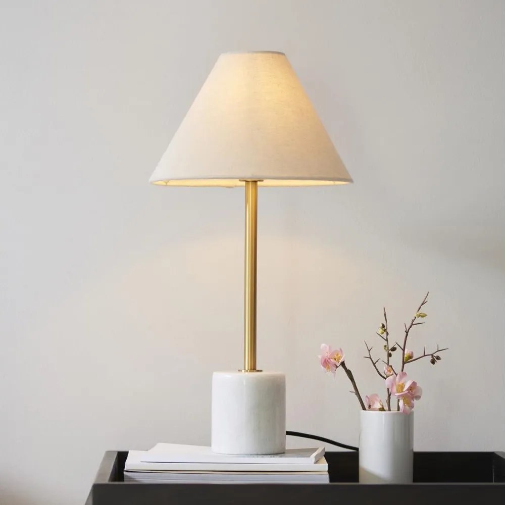 Endon 114211 - Lampă de masă 1xE14/7W/230V bej/alamă