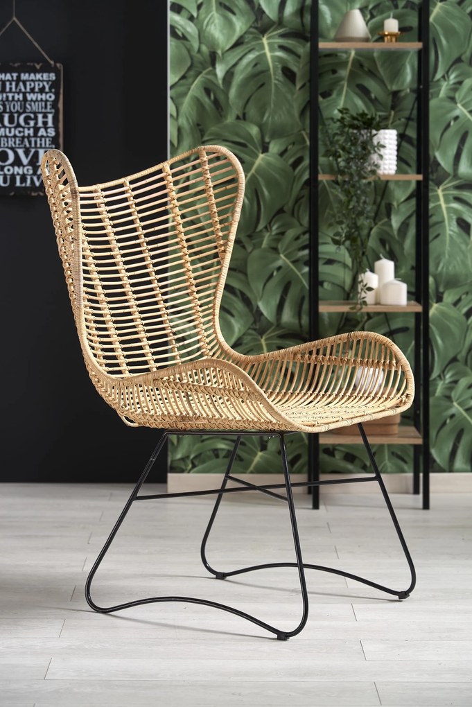 Scaun Rattan Natural, INDIANA