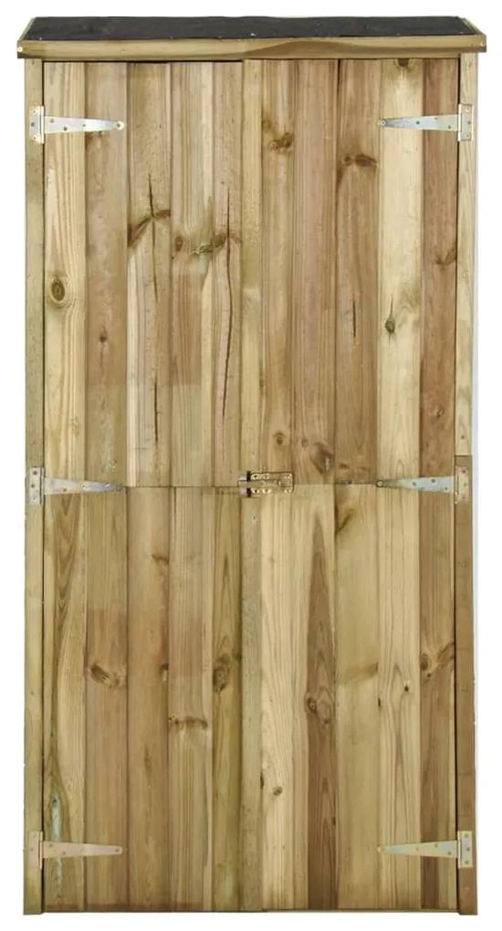 Sopron de scule pentru gradina, 85 x 48 x 177 cm, lemn de pin