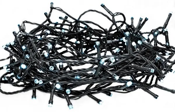 Brilagi - Ghirlandă LED pentru exterior, 150 LED, 8 moduri, 18 m, IP44, alb rece