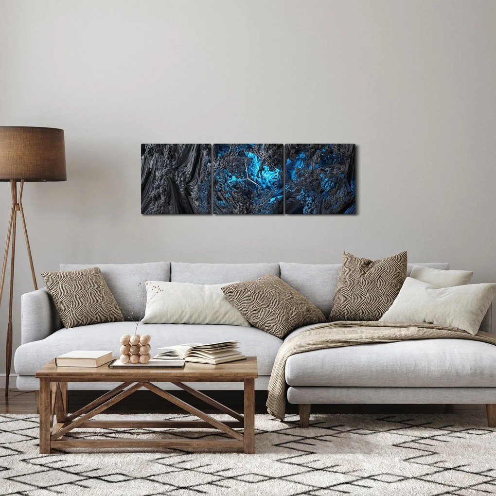 Tablou - O privire înăuntru (cu ceas) (90x30 cm)