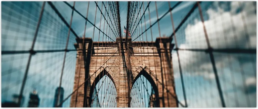 Tablou - Podul din Brooklin (120x50 cm)