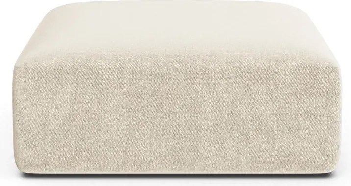 Taburet bej cu tapițerie din catifea Campi – Cosmopolitan Design