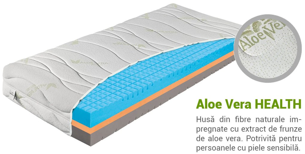 Saltea Yosemit Lavender 100x200 Husă: AloeVera