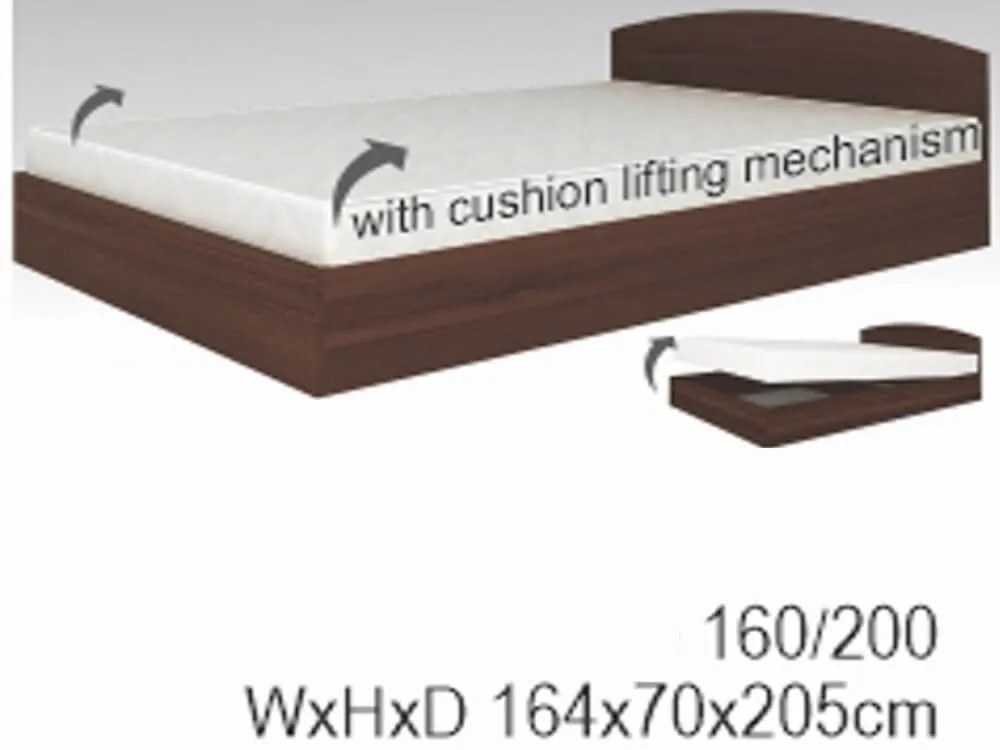 Dormitor GLOBAL3741 - wenghe