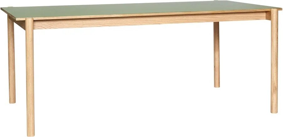 Masă de dining din lemn de stejar 107x190 cm Oblique – Hübsch