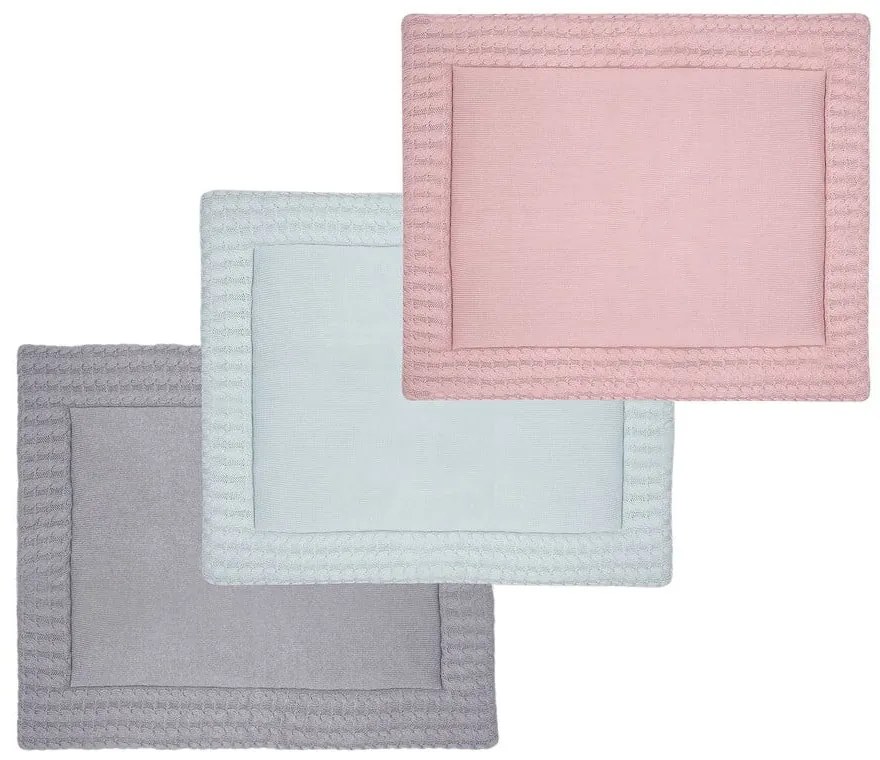 Covoraș de joacă din bumbac Kindsgut Mat, 70 x 90 cm, gri