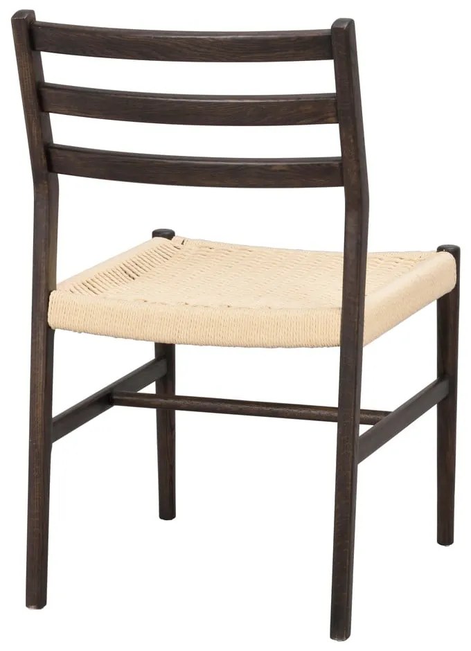 Scaune de dining natural /maro închis 2 buc. Harlan – Rowico