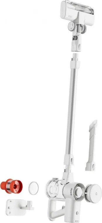 Aspirator vertical Xiaomi Mijia Vacuum Cleaner 4C F205, 170 AW, 400 W, 550 ml, Pana la 75 min, Iluminare LED, Perie antiincurcătura, Alb
