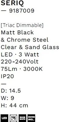 Aplica de perete LED design decorativ SERIQ