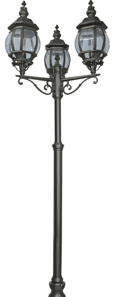 Stalp de iluminat exterior stil traditional Bel Aire 7173-3 SRT