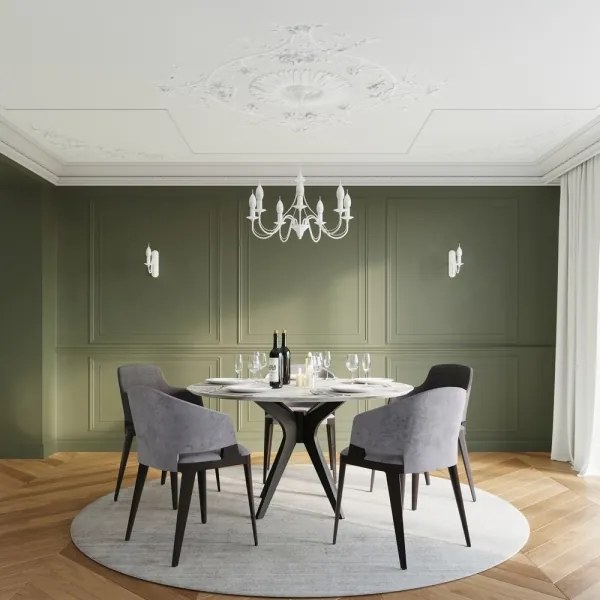 Lustră pe lanț MINERWA 5 5xE14/40W/230V alb