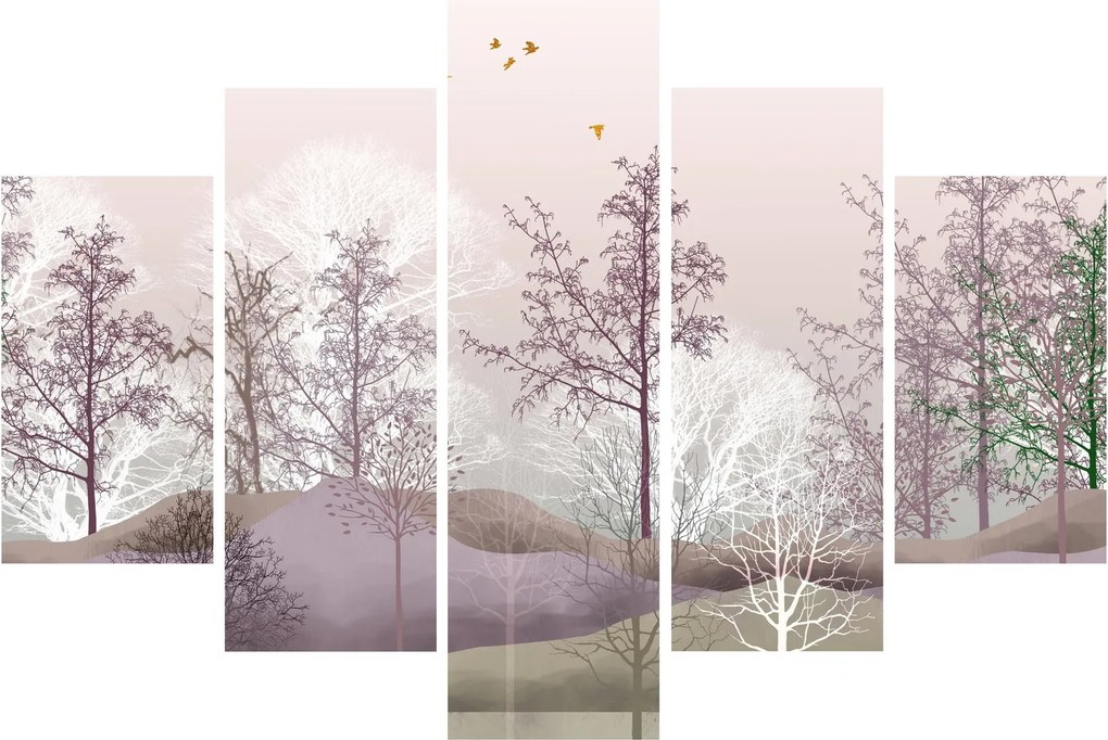 Tablou cu pădure (150x105 cm)