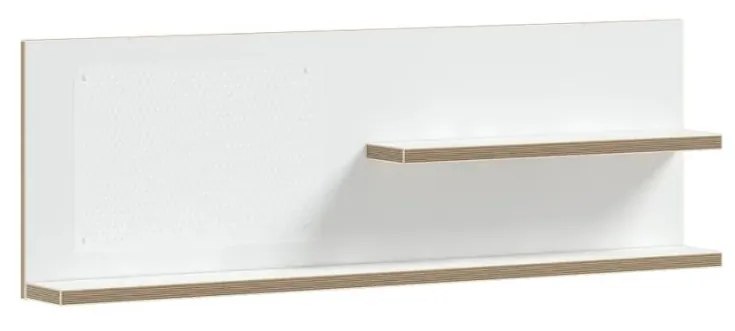 Modul de raft Cilek Modera, pentru perete, alb cu bej, 120x44x14 cm