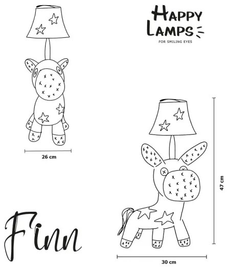 Happy Lamps - Lampă de birou LED pentru copii FINN LED/5,4W/230V cal