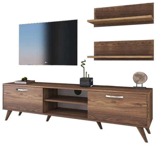 Ansamblu Comoda TV Jasmine Oak 80x35x48.5 cm