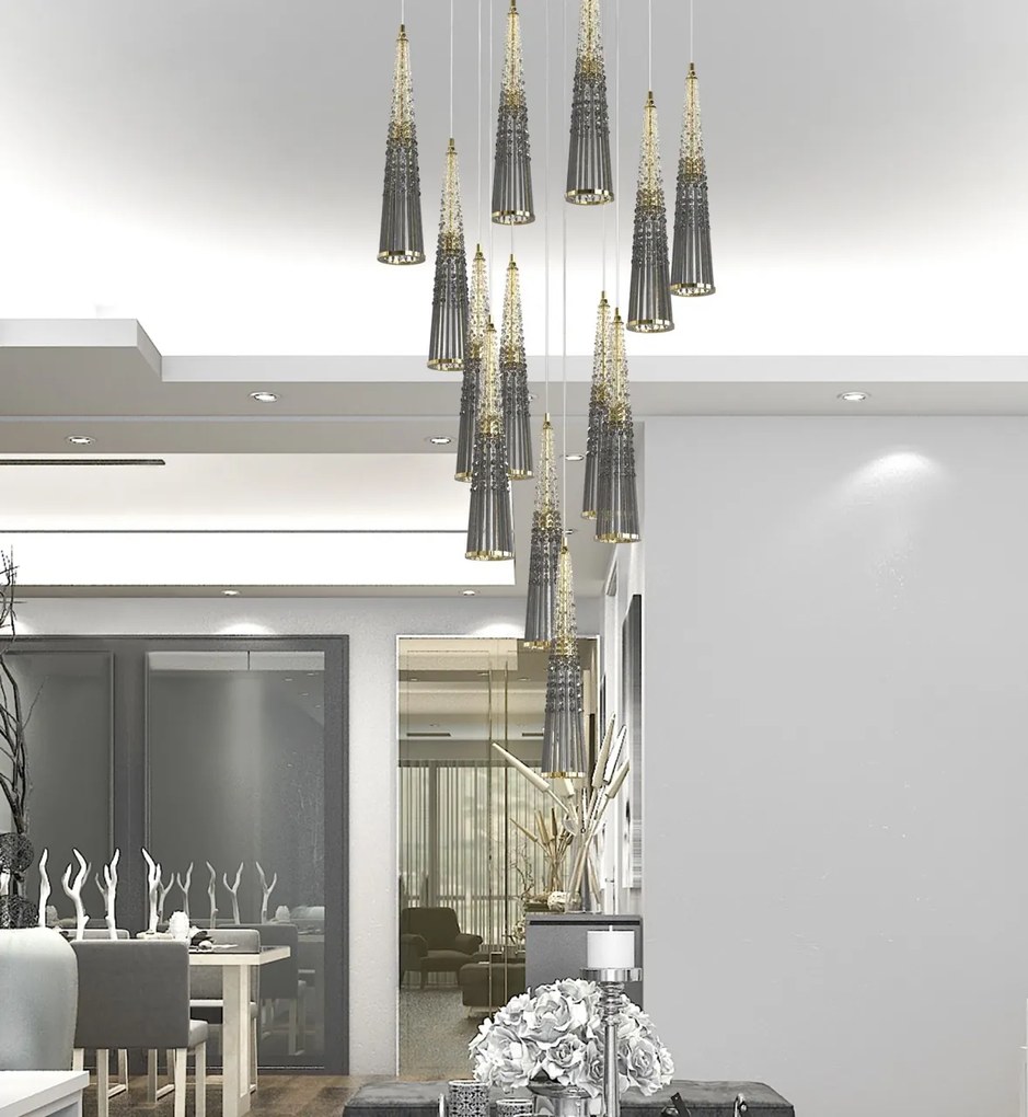 Veioza moderna cristal Bohemia design LUX AMADEUS 01-TL