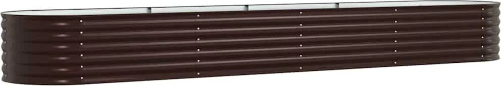 vidaXL Pat ridicat Maro 400 x 80 x 44 cm Oțel