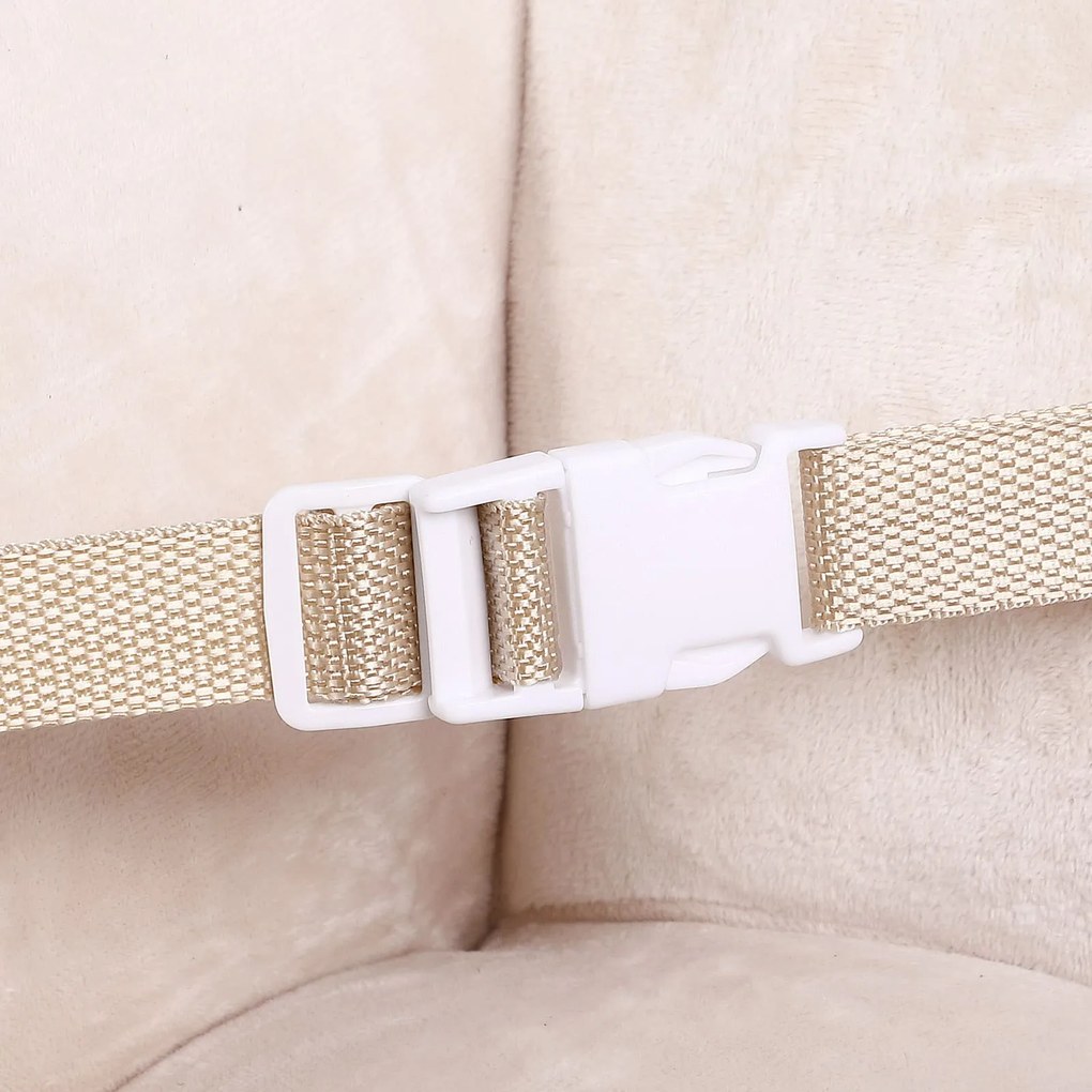 Balansoar leneș cu centură de siguranță, maro Spielwerk