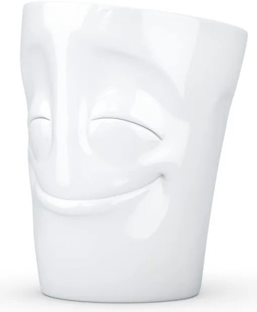 Cană cu toartă din porțelan 58products, 350 ml, alb