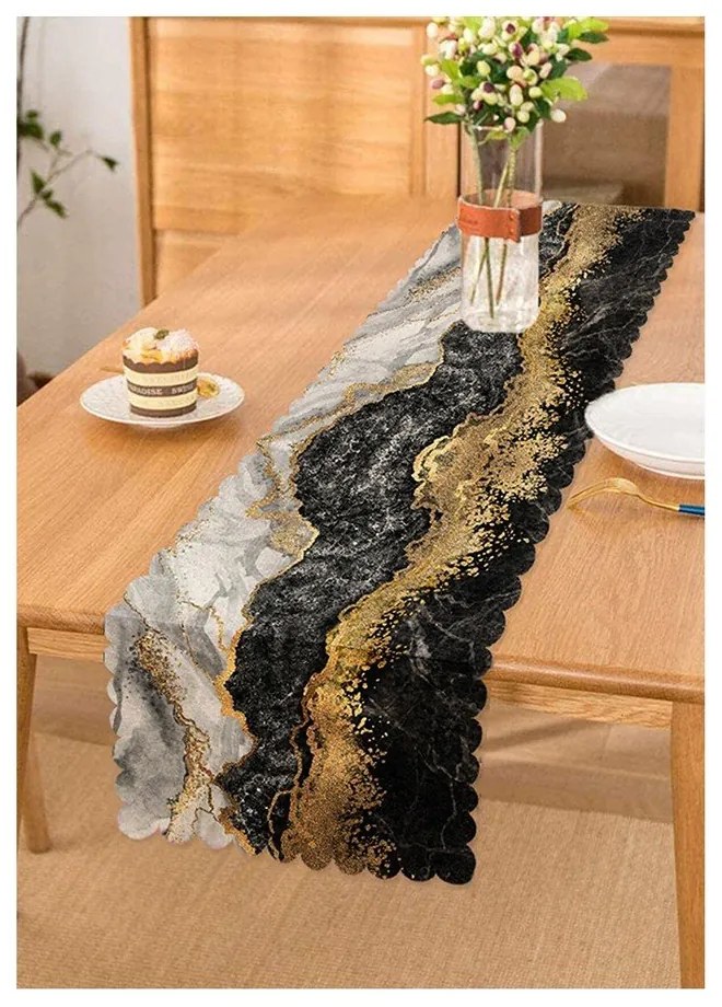 Napron de masă 40x130 cm Marble – Minimalist Cushion Covers