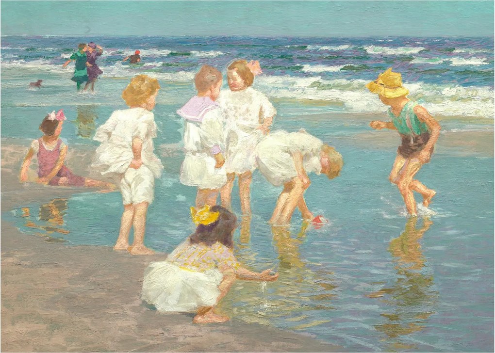 Tablou - Edward Henry Potthast, A Holiday, reproducere (70x50 cm)