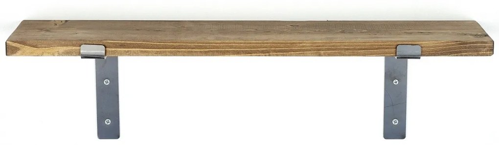 Raft din lemn Lam002 Negru 60x16x14 cm