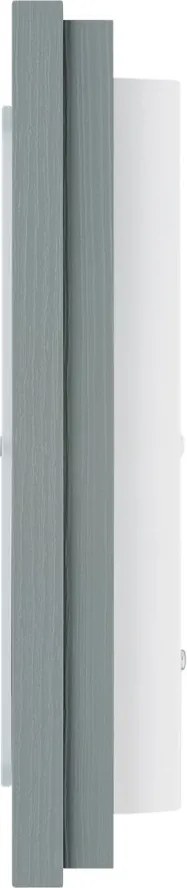 Plafoniera din lemn si sticla TABOR 32x32cm, night sage