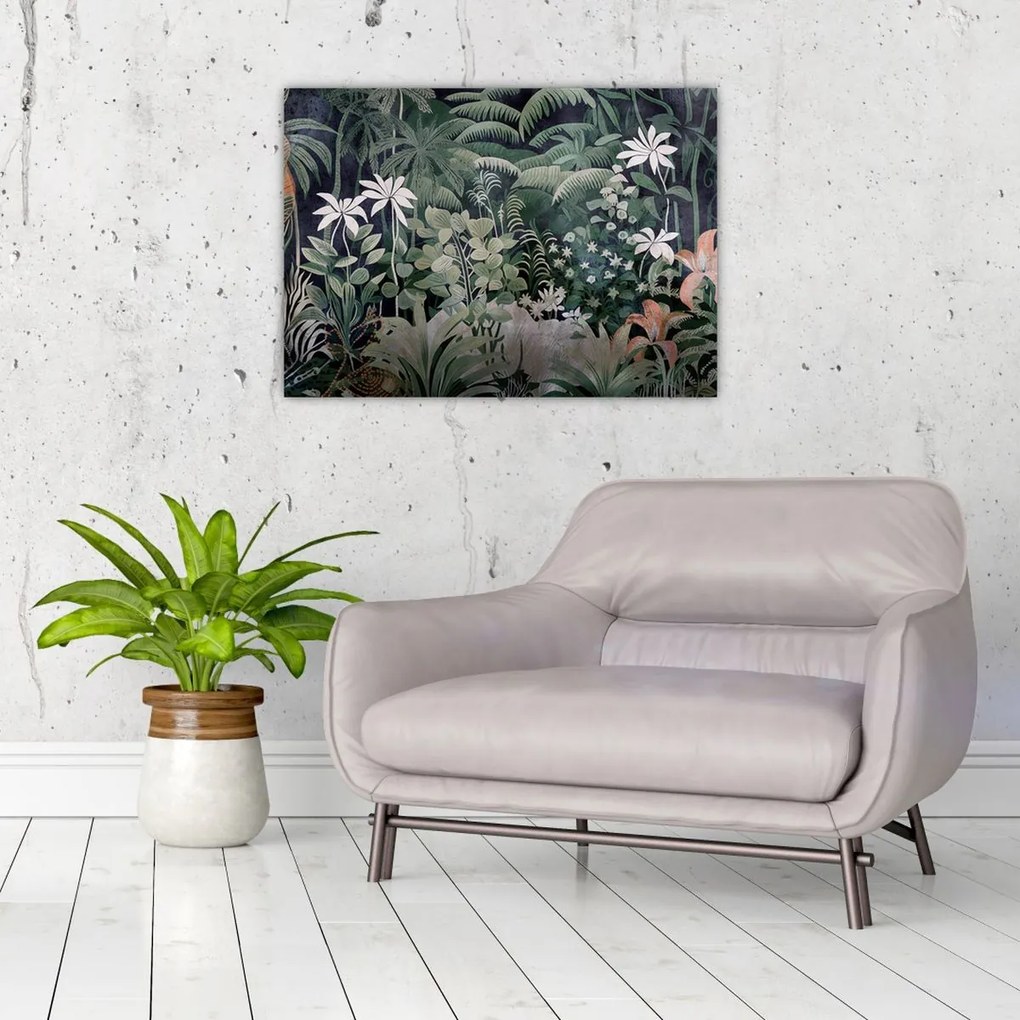 Tablou - Model de junglă pictat (70x50 cm)