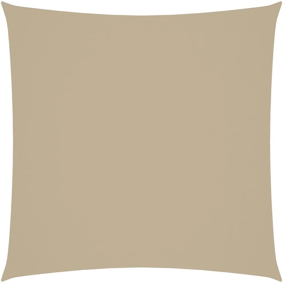 vidaXL Parasolar din țesătură oxford, pătrat, 3,6 x 3,6 m, bej