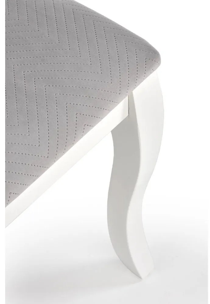 Scaun de bucaterie Velo 1, gri/alb