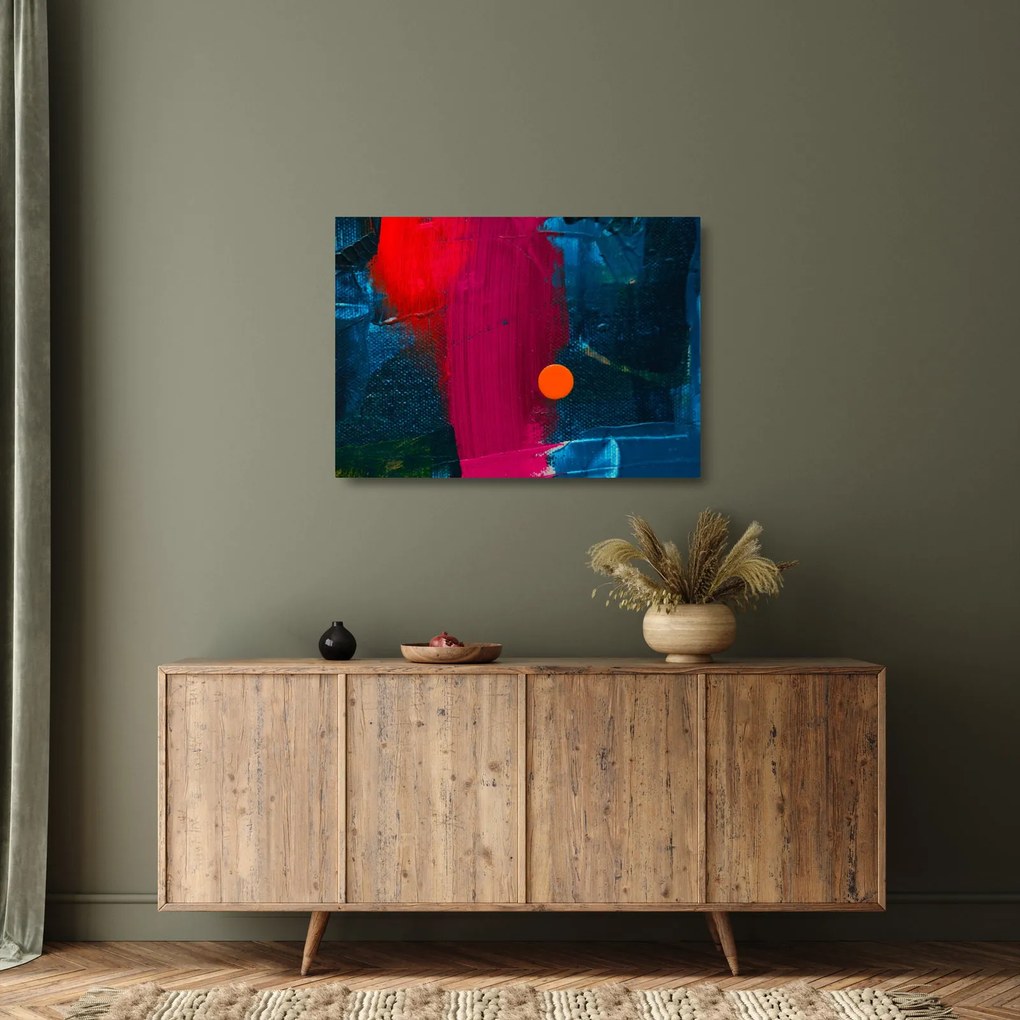 Tablou pe sticlă culorii (70x50 cm)