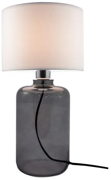 Lampă de masă SAMSUN 1xE27/40W/230V alb/negru Zuma Line 5503WH