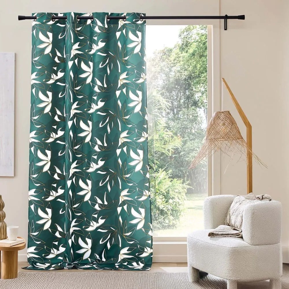 Draperie verde 140x260 cm Elsa – douceur d'intérieur