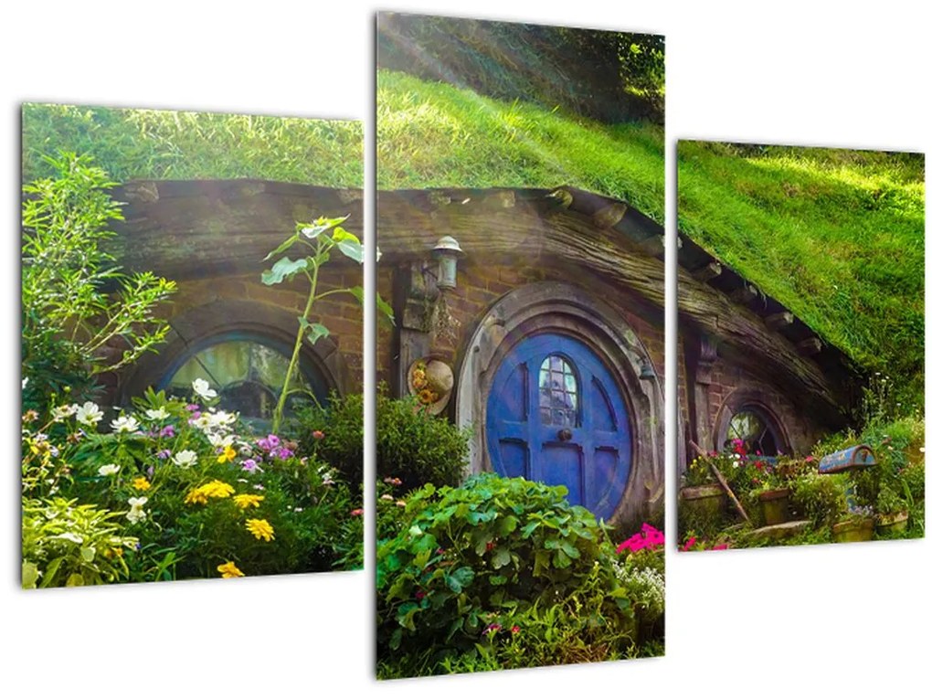 Tablou - Orasul Hobitin (90x60 cm)