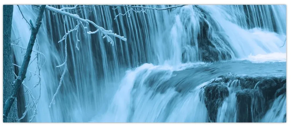 Tablou - cascadele închețate (120x50 cm)