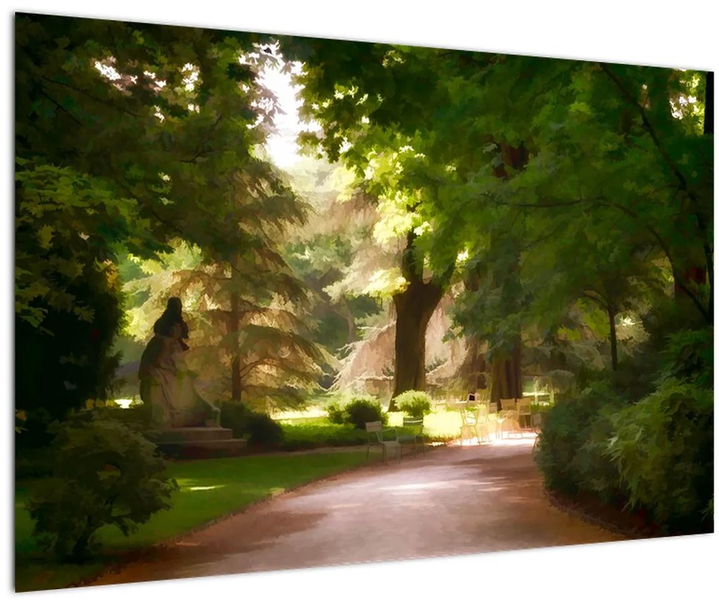 Tablou cu parc (90x60 cm)