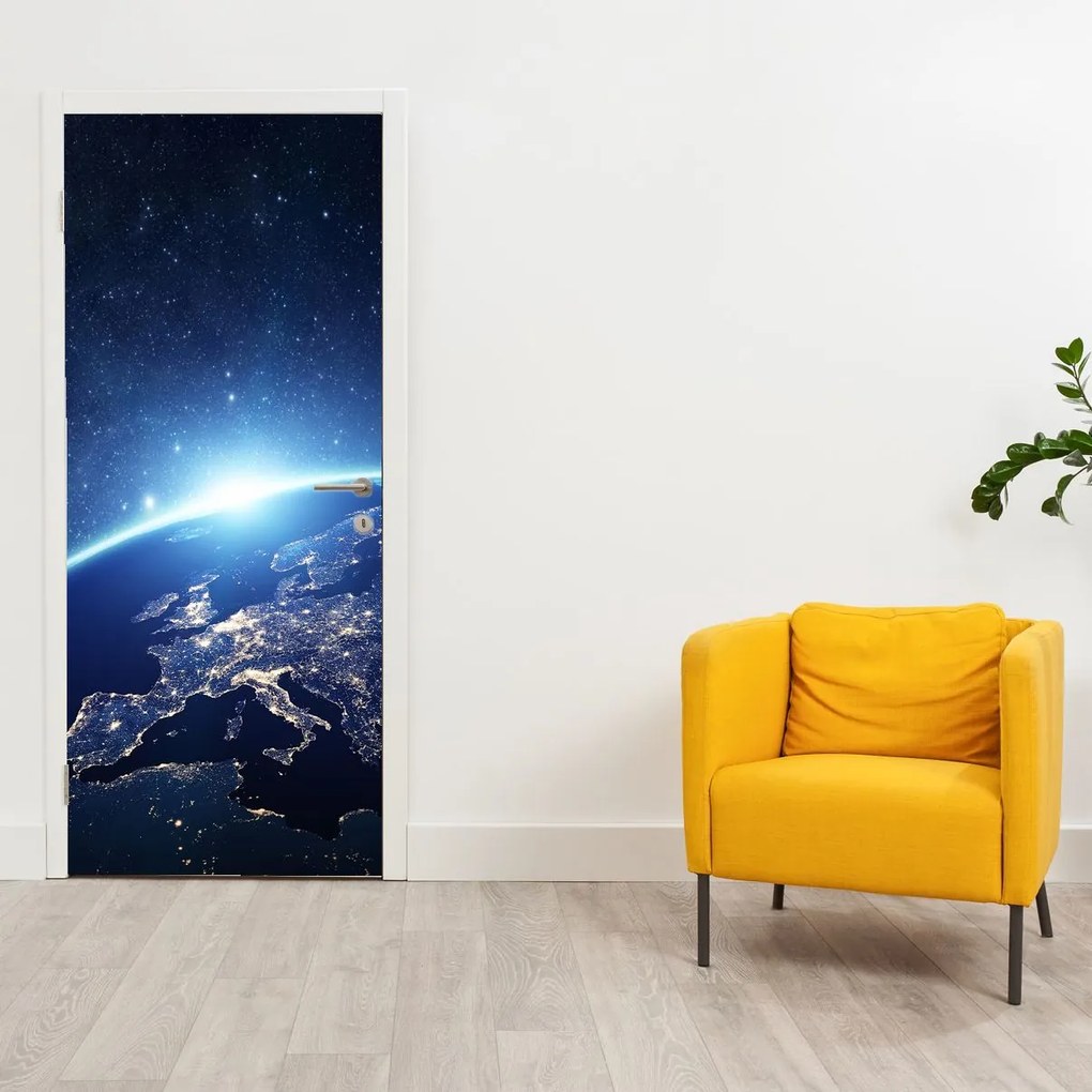 Fototapet pentru ușă - Planeta Pământ (95x205cm)