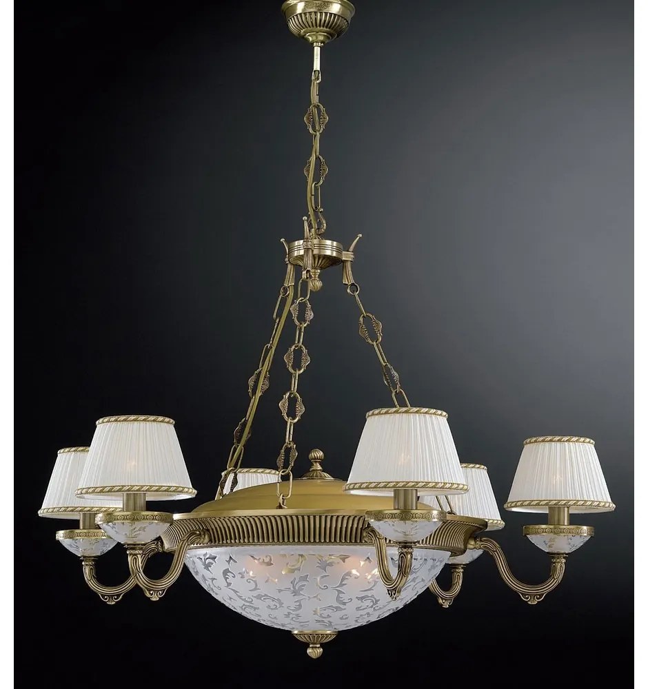 Candelabru din alama 6 brate design italian 10L 6402