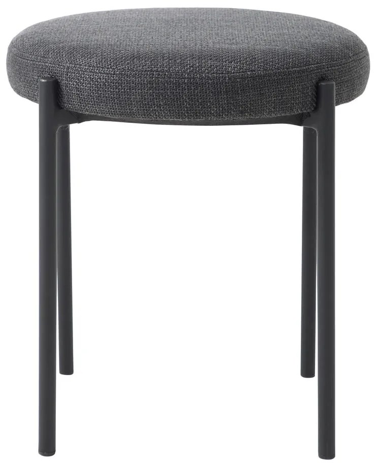 Scaun gri închis din metal Pelican – Unique Furniture