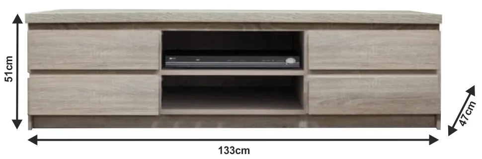 Masă TV/Dulap Punkto Typ 06 4S. 779120